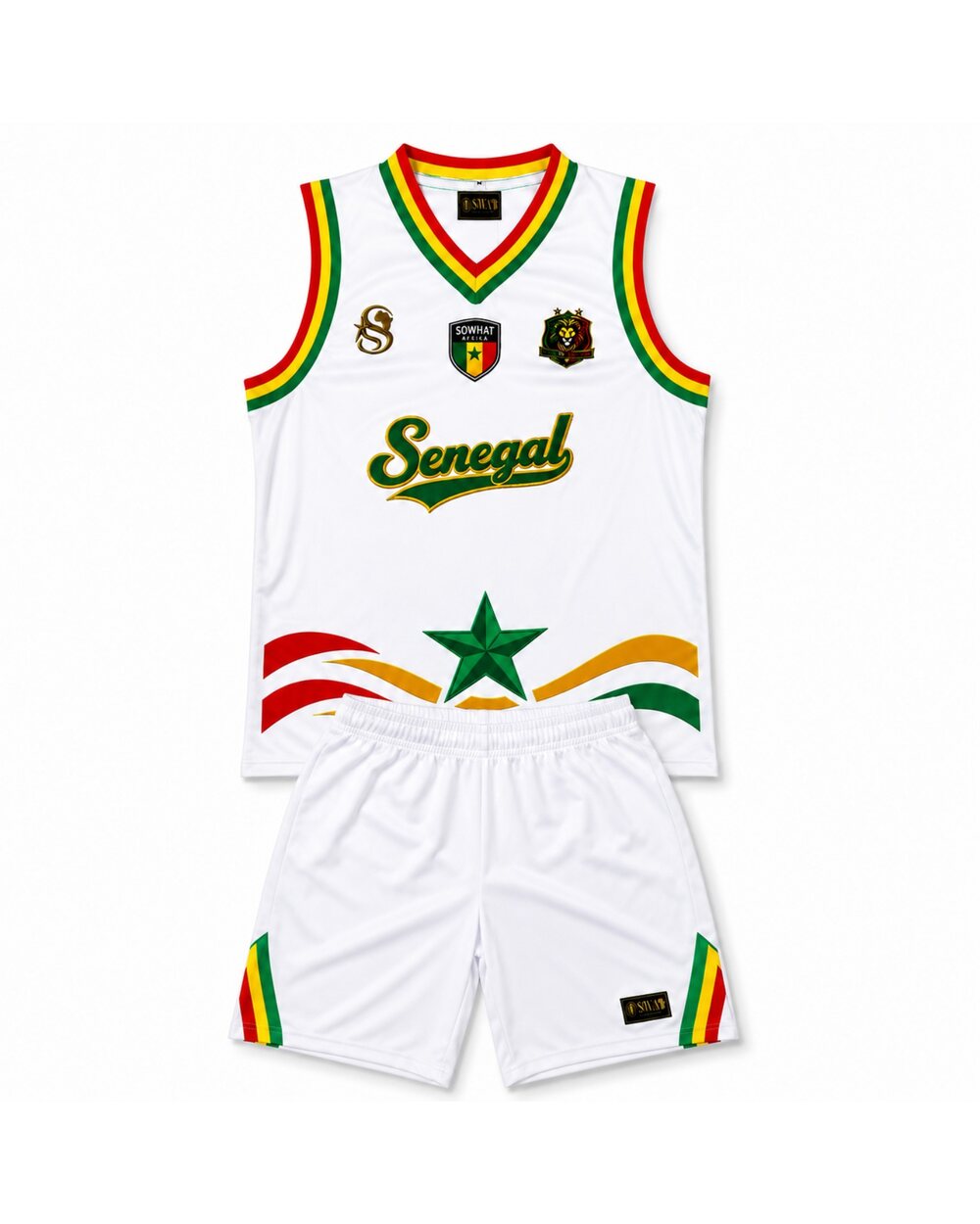 Ensemble Sénégal Sowhat Africa débardeur et short
